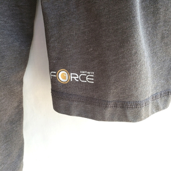 Carhartt Men’s long Sleeve T-shirt. Size: 4XL, Gray. - Picture 5 of 8